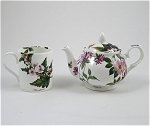 Teaflower Teapot and 1 Mug